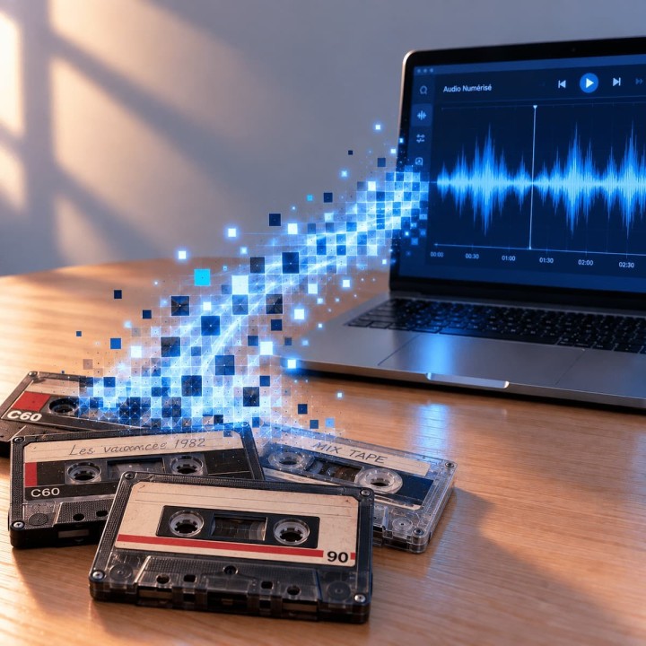 Numériser Cassette Audio | LineaPix