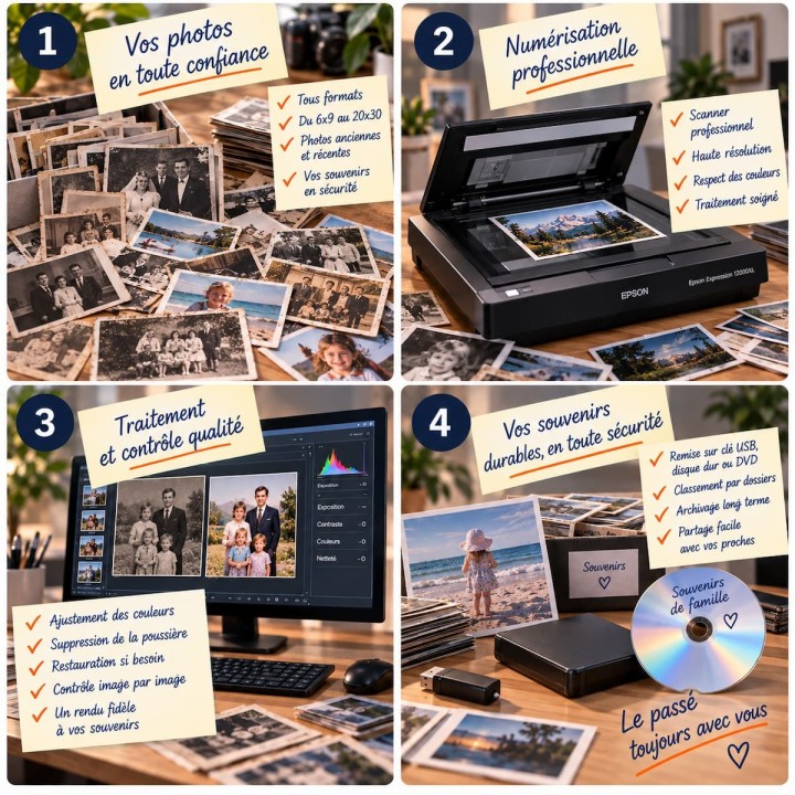 Numériser vos photos papier | LineaPix
