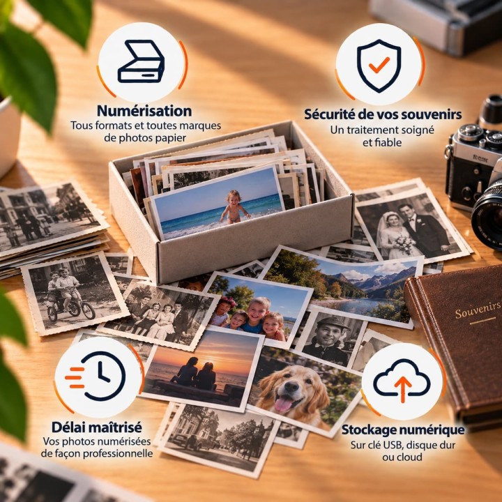 Numériser vos photos papier | LineaPix
