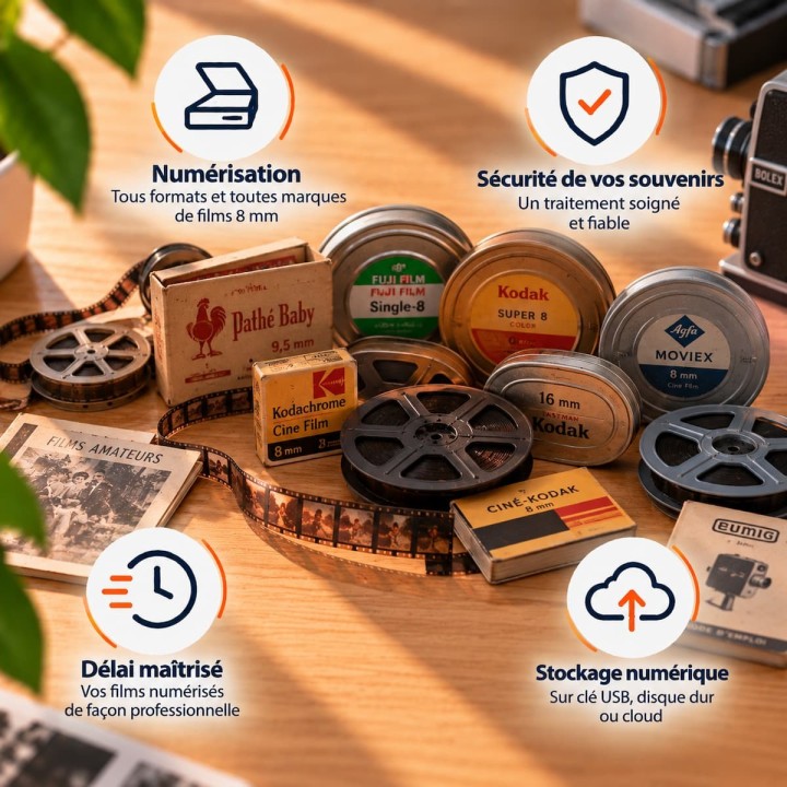 Numériser vos bobines de film Super 8, 8mm, 16mm | LineaPix