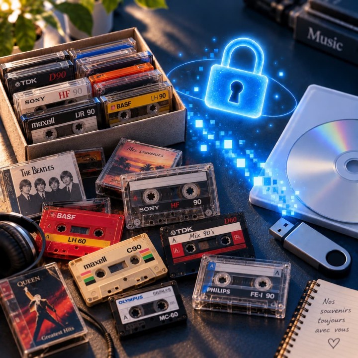 Numériser Cassette Audio | LineaPix