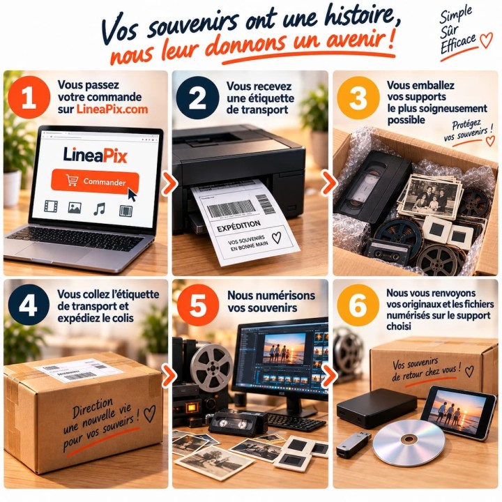 Numériser vos bobines de film Super 8, 8mm, 16mm | LineaPix