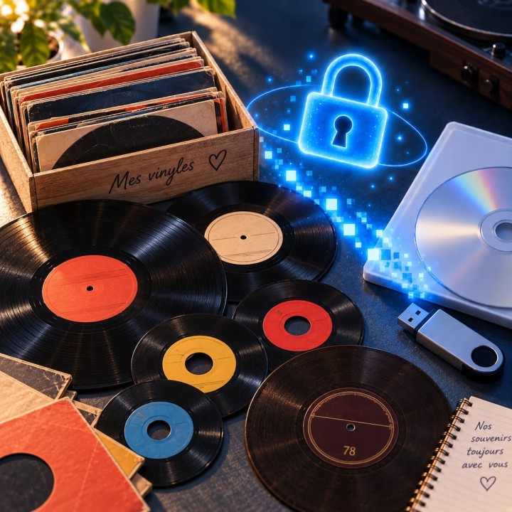 Numériser Vinyle 33 45 78 Tours | LineaPix