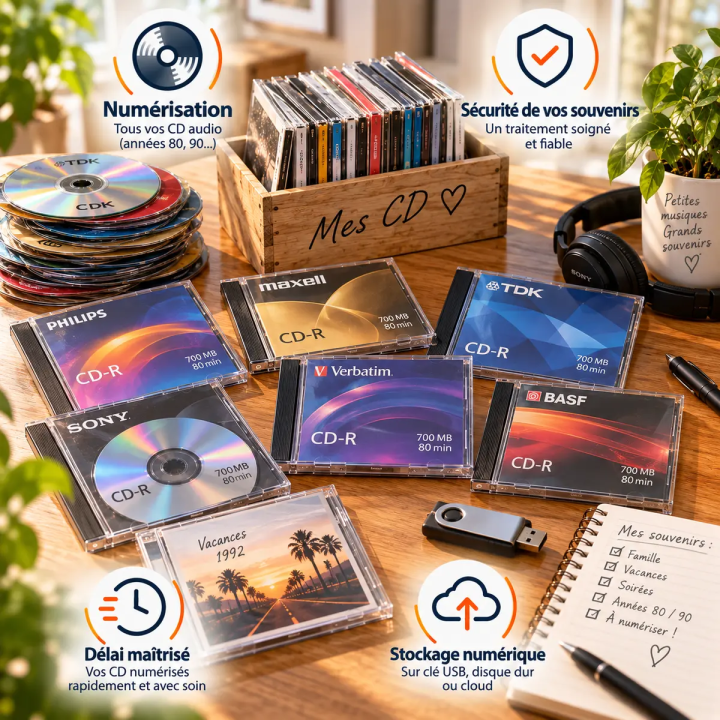 Numériser CD Audio | LineaPix
