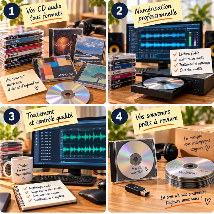 Numériser CD Audio | LineaPix