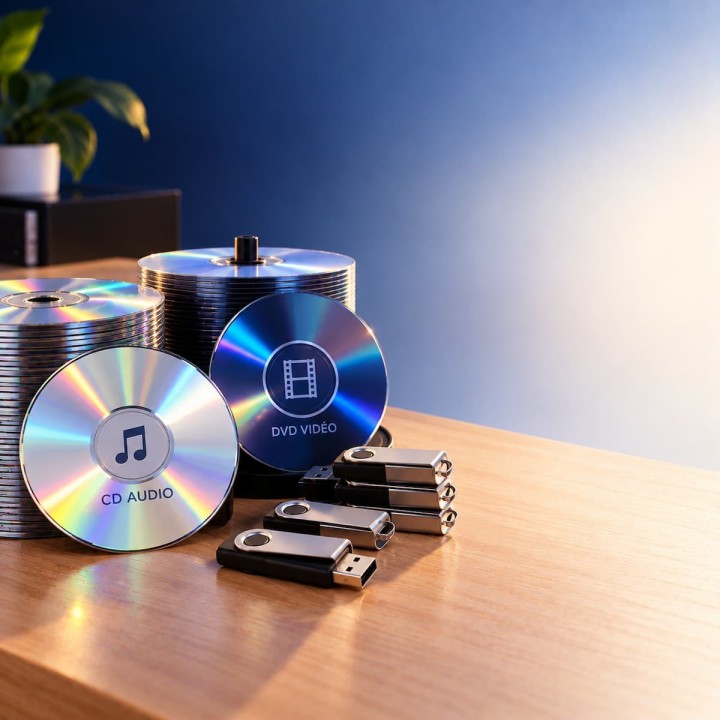 Dupliquer CD, DVD & Clé USB | LineaPix