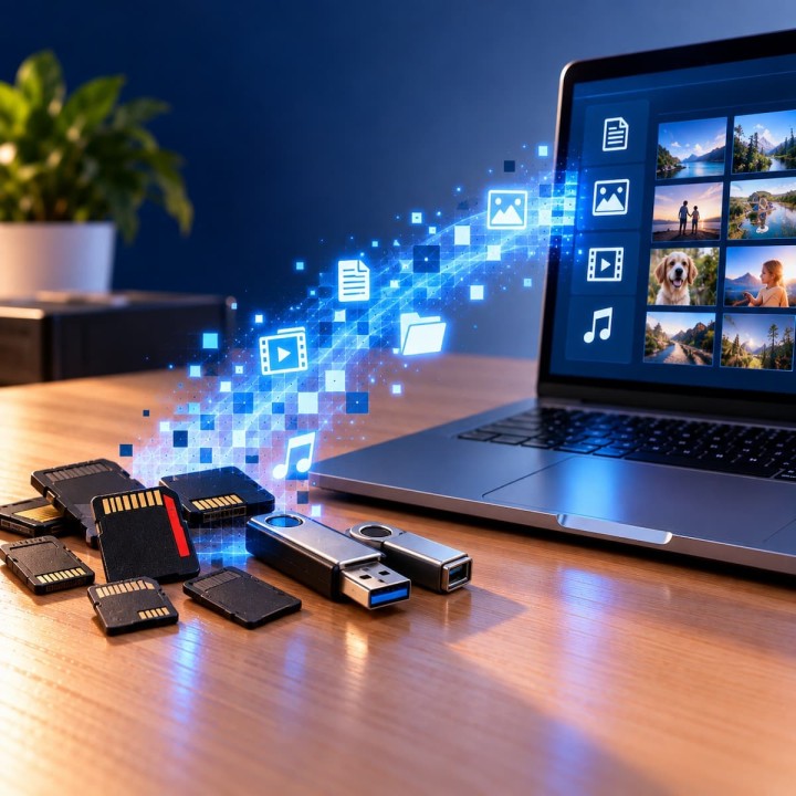 Récupération Données Carte Mémoire & Clé USB | LineaPix