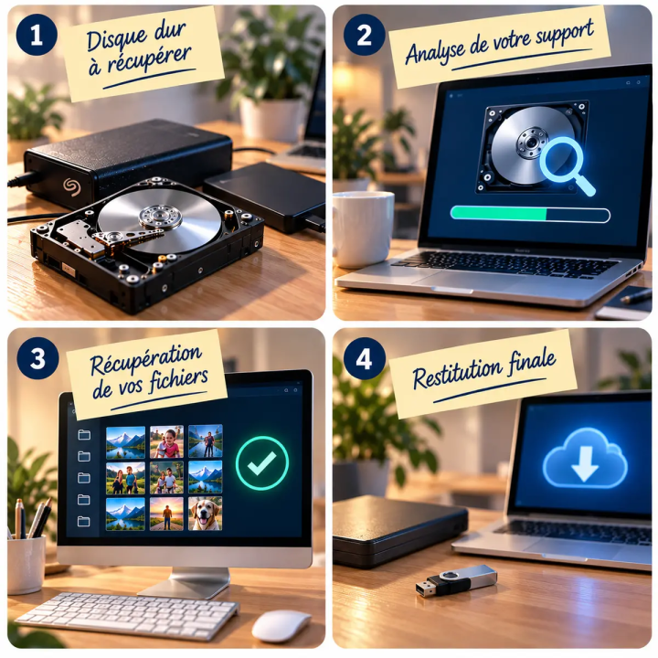 Récupération de Données Disque Dur | LineaPix