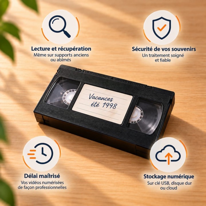 Numériser vos cassettes VHS et VHS-C | LineaPix
