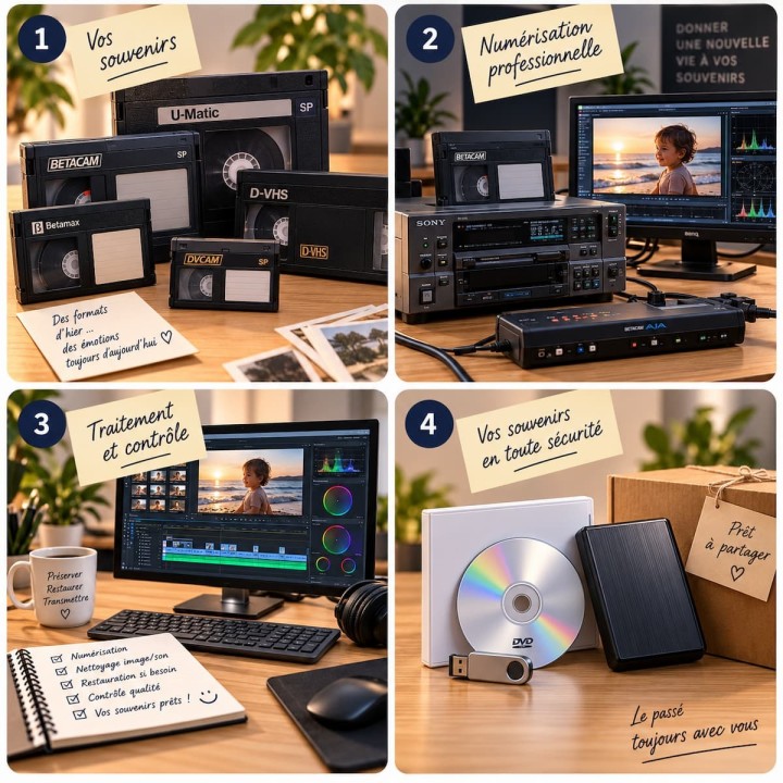 Numérisation Betamax, U-Matic, Betacam en MP4 | LineaPix
