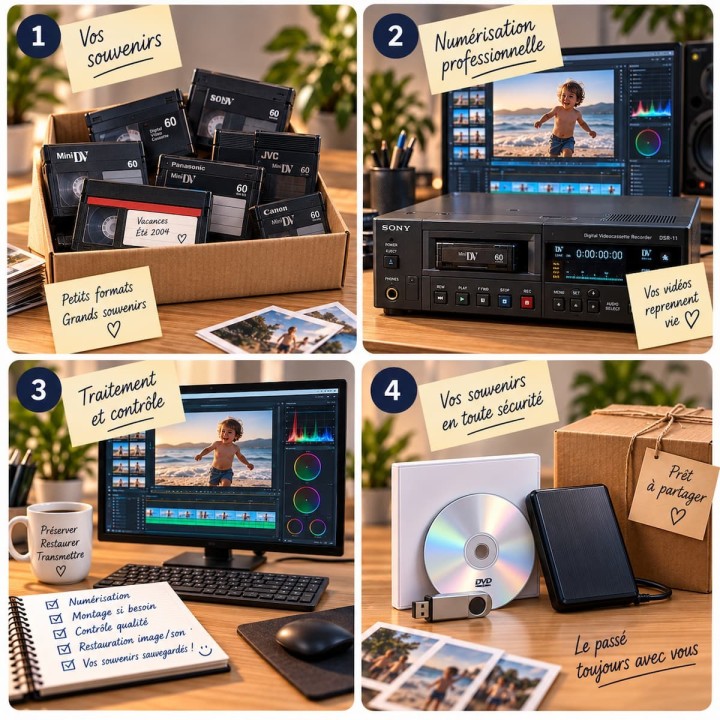 Numériser vos cassettes MiniDV | LineaPix