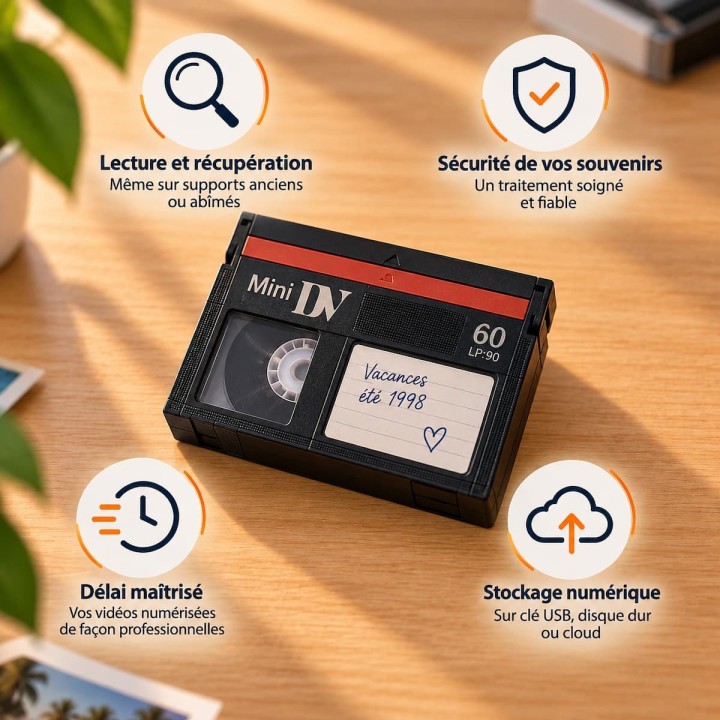 Numériser vos cassettes MiniDV | LineaPix