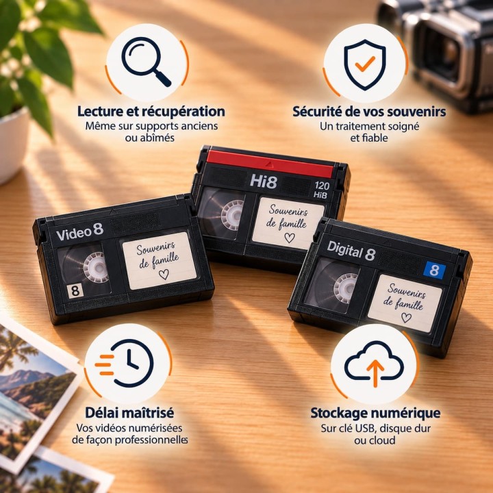Numériser vos cassettes Vidéo8, Hi8 et Digital8 | LineaPix