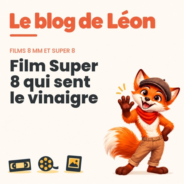 Film Super 8 à l'odeur de vinaigre : comment sauver vos bobines ?